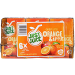 Just Juice Orange & Apple Fruit Juice 6pk
