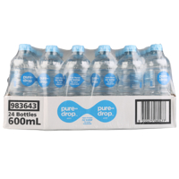 Pure Drop Water 14400ml (600ml x 24pk)