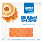 Southern Ocean New Zealand Smoked King Salmon Slices 100g