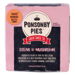 Ponsonby Pies Steak Mushroom Gourmet Pie 235g