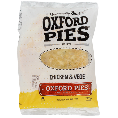 Oxford Pies Chicken & Vegetable Pie 1ea Prices FoodMe
