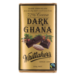 Whittakers Dark Ghana 72% Cocoa Dark 250g