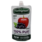 Homegrown 100% Blackcurrant & Apple Juice 200ml