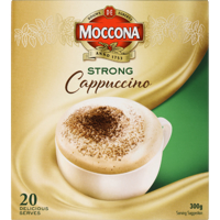 Moccona Strong Cappuccino Sachets 20ea