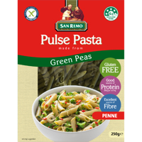 San Remo Green Peas Penne Pulse Pasta 250g