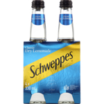 Schweppes Classic Dry Lemonade Bottles 4pk