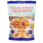Fisherking Golden Crumb Squid Rings 500g