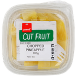 Pams Cut Fruit Chopped Pineapple 200g