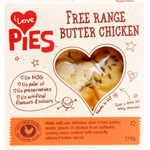 I Love Pies Free Range Butter Chicken Pie 210g