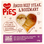 I Love Pies Angus Beef Steak & Rosemary Pie 210g