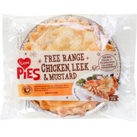 I Love Pies Free Range Chicken Leek & Mustard Pie 870g