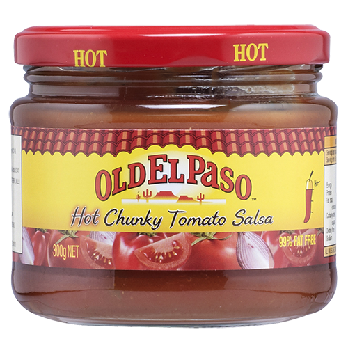 Old El Paso Hot Chunky Tomato Salsa 300g Prices Foodme