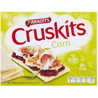 Arnott's Cruskits Corn Crispbread 125g