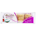 Peckish Sea Salt & Vinegar Rice Crackers 100g