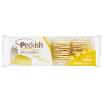 Peckish Cheddar Cheese Thins Rice Crackers 100g