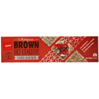 Pams Flaxseed & Sesame Wholgrain Brown Rice Crackers 100g