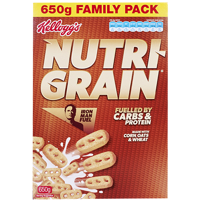 Kellogg's Nutri-Grain Breakfast Cereal 650g