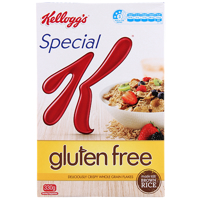 Kellogg's Special K Gluten Free Grain Flake Breakfast Cereal 330g