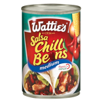 Wattie's Salsa Chilli Beans Medium 420g