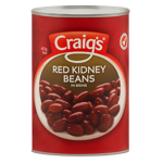 Craigs Red Kidney Beans In Brine 425g