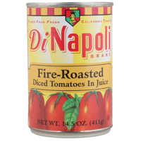 DiNapoli Fire Roasted Tomatoes In Juice 411g