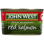 John West Wild Alaskan Red Salmon 210g