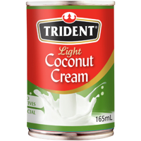 Trident Light Coconut Cream 165ml