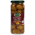 Delmaine Red Pepper Stuffed Olives 480g