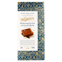 Whittakers Artisan Collection Chocolate Block Marlborough Sea Salt 100g