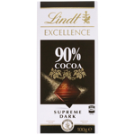 Lindt Excellence 90% Cocoa Supreme Dark Chocolate Block 100g