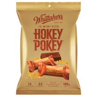 Whittaker's Mini Size Hokey Pokey Chocolate Bars 12pk