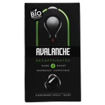 Avalanche Decaffeinated Dark Roast Coffee Capsules 10 Pack 10pk