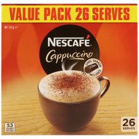 Nescafe Cappuccino Sachets 26pk
