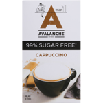 Avalanche Cappuccino 99% Sugar Free Coffee Sticks 10pk
