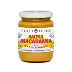 Forty Thieves Salted Macadamia With Maple & Vanilla 235g