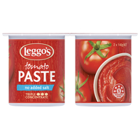 Leggo's Tomato Paste No Added Salt 2pk 280g