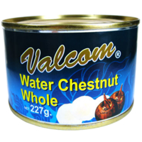 Valcom Whole Water Chestnuts 227g
