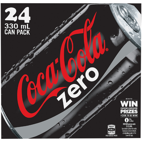 Coca Cola Zero Soft Drink Cans 24pk Prices Foodme