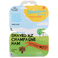 Freedom Farms Shaved NZ Champagne Ham Twin Pack 100g