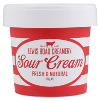 Lewis Road Creamery Fresh & Natural Sour Cream 200g