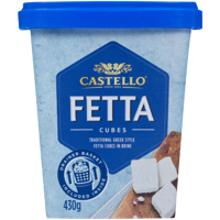 Castello Traditional Greek Style Fetta Cubes 430g
