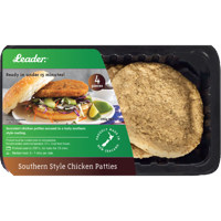 Leader Southern Style Chicken Patties 340g