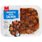 Pams Marinated Diced Salmon 240g