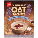 Pams Instant Oats Mixed Flavours Sachets 10pk