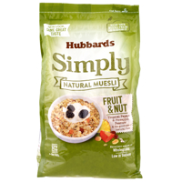 Hubbards Simply Fruit & Nut Natural Muesli 600g