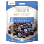 Lindt Fruit Sensation blueberry & Acai Dark Chocolate 150g