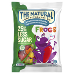 The Natural Confectionery Co Frogs 25% Less Sugar Confectionery 220g