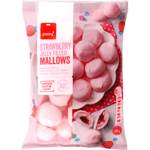 Pams Strawberry Jelly Filled Mallows 300g