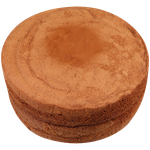 Bakery Chocolate Double Round Sponge 1ea