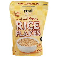 Real Foods Natural Brown Rice Flakes 500g